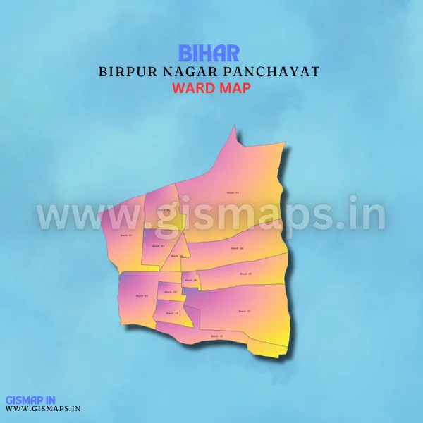 Birpur Nagar Panchayat Ward Map